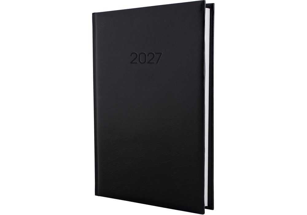 Щоденник датований 2027, ALLEGRA, чорний, А5 ECONOMIX